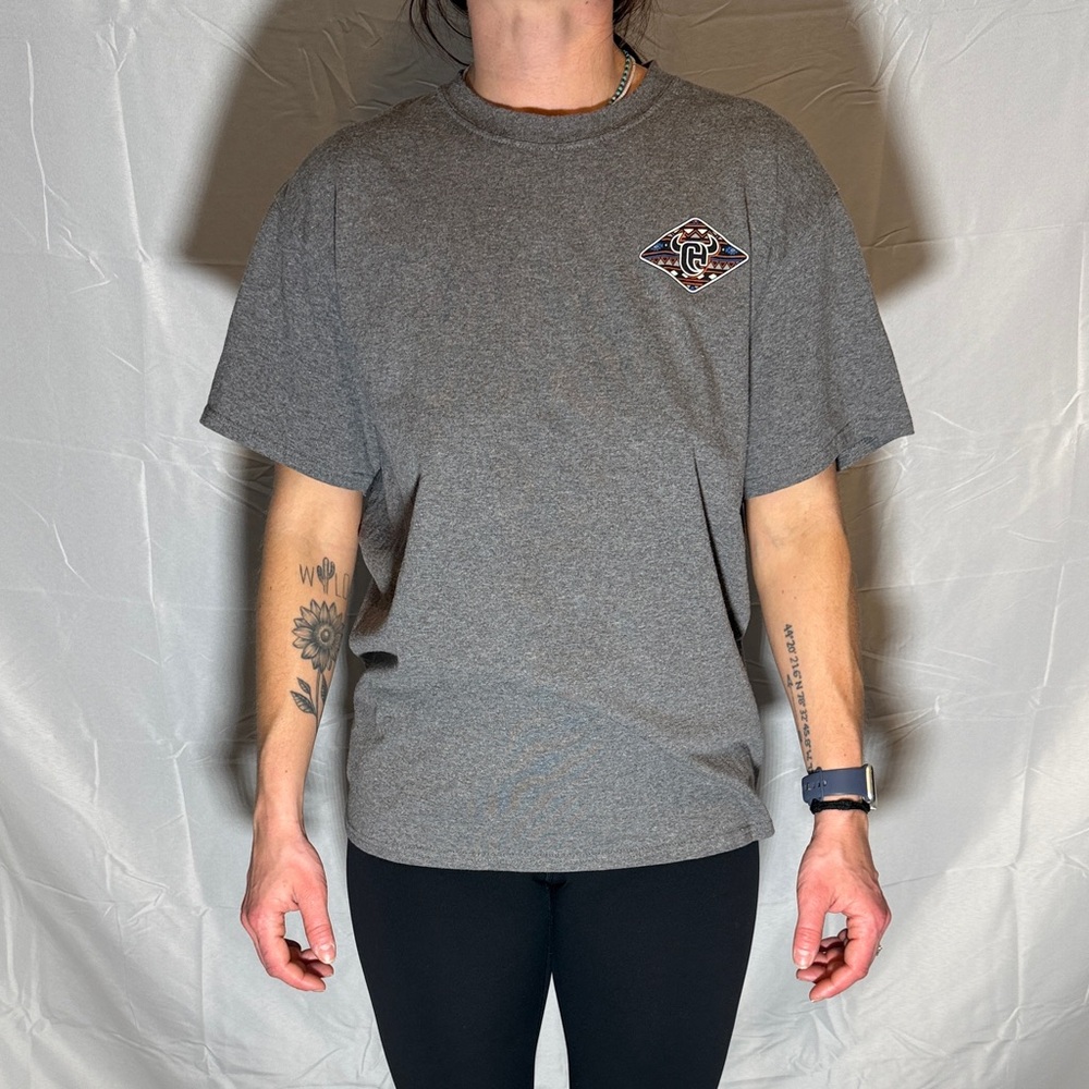 Cowboy Hardware Grey Short-Sleeve Men's T-Shirt